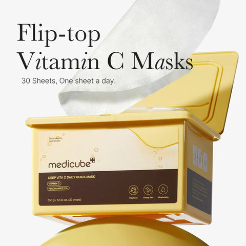 Medicube Deep Vita C Daily Quick 30 Sheet Masks