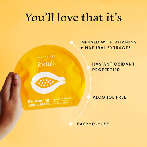 Foxtale Essentials by De-Tanning Sheet Mask