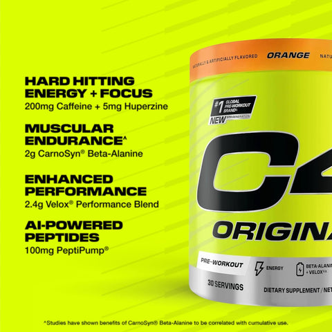 CELL C4 ORIGINAL 30SRV ORANGE (12/CASE) - Image 4