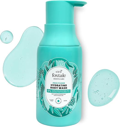 Foxtale Hydrating Body Wash With Hyaluronic Acid & Ceramides, Locks In Moisture, Reduces Body Odour