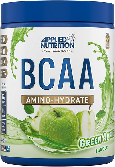 مُرطِّب BCAA Amino Hydrate بنكهة التفاح الأخضر 450 جرام