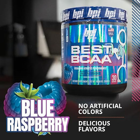 BPI Best BCAA 30 حصة بلو راسبيري 300 جرام