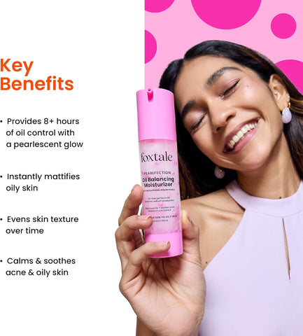 Foxtale Pearlfection Oil Balancing Moisturizer - 50 ml