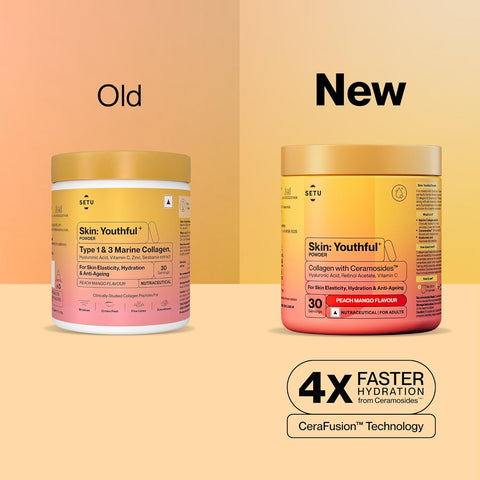 Setu Skin Youthful Powder Peach Mango flavor 300g