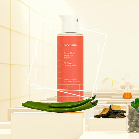 Biocule Oil Clear Clarifying Toner : BHA + AHA 100ml