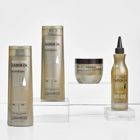 Giov Smoothing Castor Oil Leave In Condi : 11.5Fl Oz