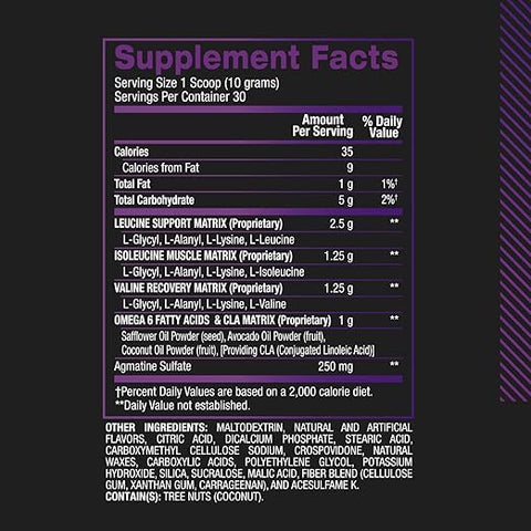 أفضل BCAA 30 جرعة عنب 300 جرام من BPI