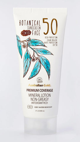 Australian Gold Botanical Sunscreen Tinted Face 50 SPF 89 ml (3 FL OZ)