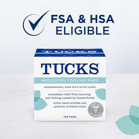 Tucks Tucks, Medicated Cooling Pads, 100 Pads