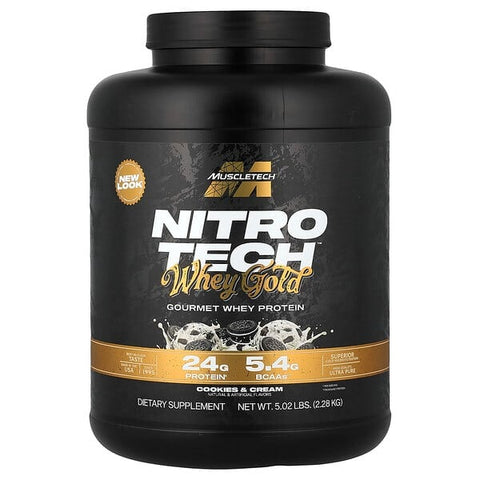 Muscletech NITRO TECH WHEY GOLD 5LB VANILLA CREAM 2.27 KG
