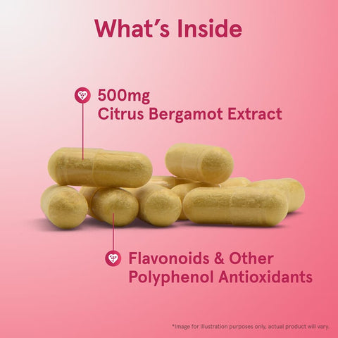 Jarrow Formulas, Vegan Citrus Bergamot, 60 Veggie Capsules (500 mg per Capsule)