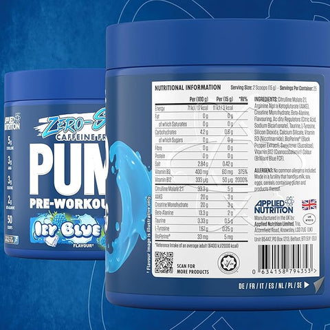 Applied Pump 3G Zero Icy Blue Raz 375g