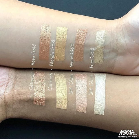 Nykaa Glow Getter تسليط الضوء والإضاءة الثنائي Gliterrati 02