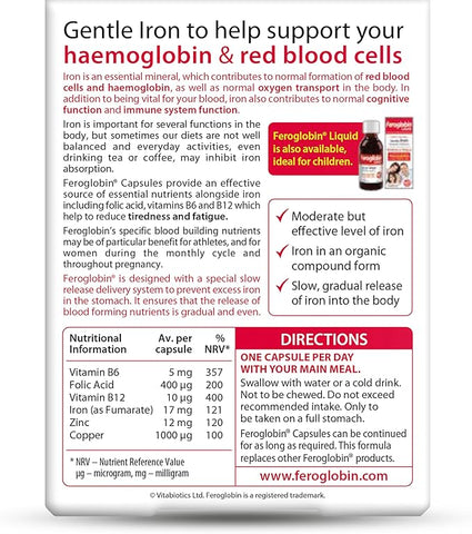 Vitabiotics Feroglobin Cap 30S
