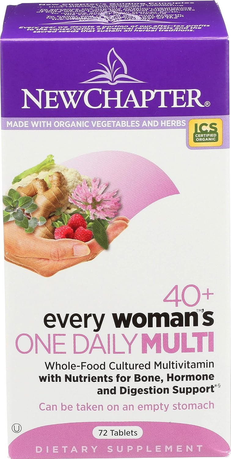 New Chapter Every woman's one daily MULTIVITAMINS  72 Vegetarian Tablets (Purple)