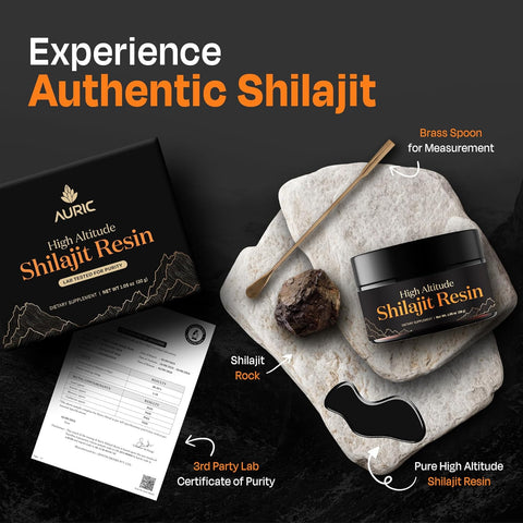 Auric High Altitude Shilajit/Shilajeet Resin 30g