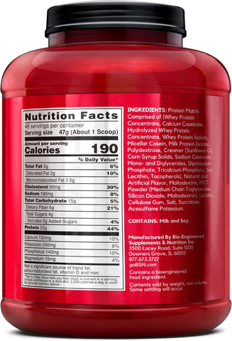 BSN SYNTHA 6 5LB VANILLA ICE CREAM 2.27 KG