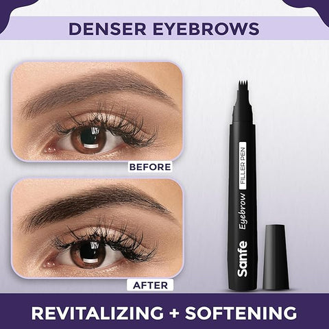Sanfe Eyebrow Filler Pen (Black, Pack Of 1)