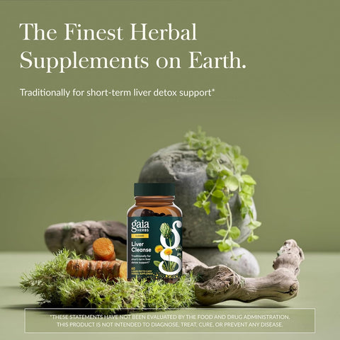 GAIA HERBS LIVER CLEANSE CAPS 60'S