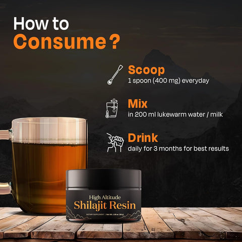 Auric High Altitude Shilajit/Shilajeet Resin 30g