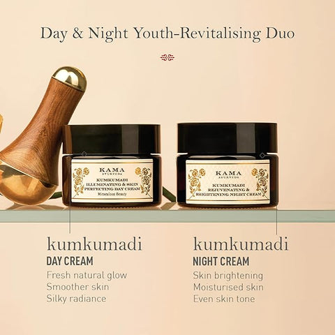 Kama Ayurveda Kumkumadi Illu. & Sk Perfectg Day Cream 25G