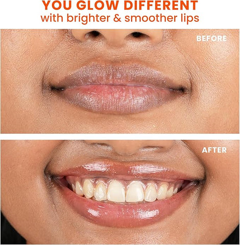 Foxtale Brightening Lip Balm With Peptides, Vitamin C & Hyaluronic Acid Clear Glaze