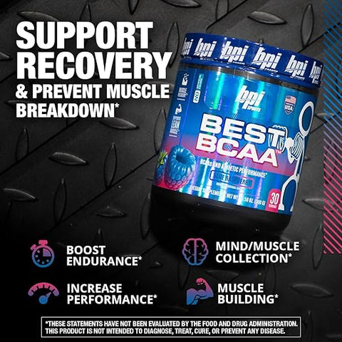 BPI Best BCAA 30 حصة بلو راسبيري 300 جرام