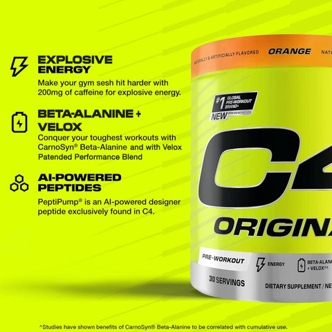 CELL C4 ORIGINAL 30SRV ORANGE (12/CASE) - Image 5