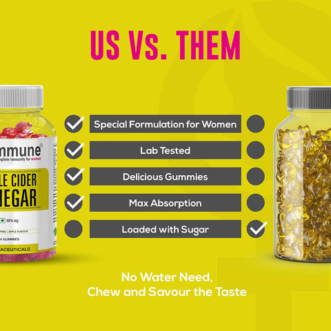 NU-ME APPLE CIDER VINEGAR APLE FLV 60GUMM