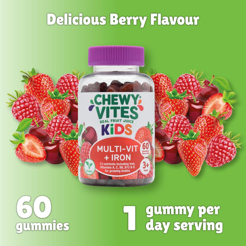 Chewy Vites Kids Multivitamin + Iron 60's