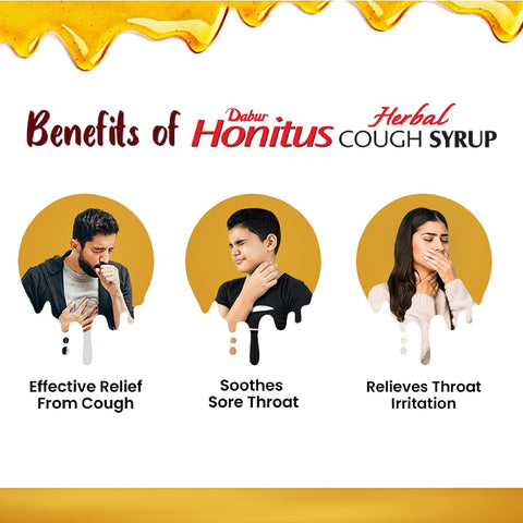 Dabur Honitus Herbal Cough Syrup 100 ml