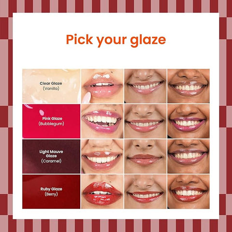 Foxtale Brightening Lip Balm With Peptides, Vitamin C & Hyaluronic Acid Ruby Glaze