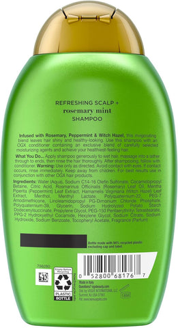 OGX Refreshing Scalp + Rosemary Mint Shampoo 385ML