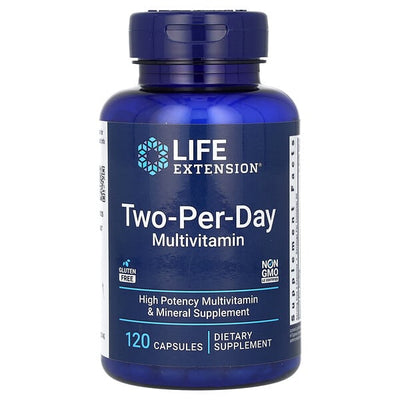 Life Extension Two-Per-Day Multivitamin, 120 capsules