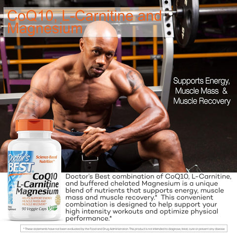 DR BEST COQ10 L-CARNITINE MAGNESIUM 90VCAPS