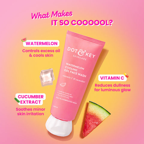 Dot & Key Watermelon Superglow Facial Gel Face Wash100ml