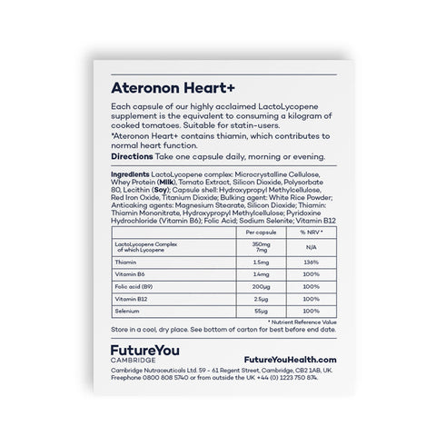 FutureYou Ateronon Heart with LactoLycopene Complex of which Lycopene 28 Day Supply