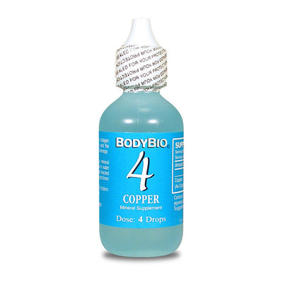 Body Bio Ionic Liquid Mineral 4 Copper, 60ml - Vitamins & Minerals