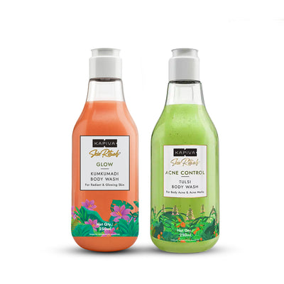 Kapiva's Radiance & Detox Body Wash Combo