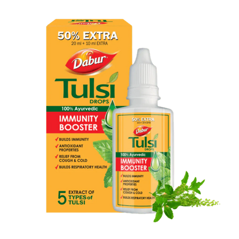 Dabur Tulsi Drops for Immune Support, 30 mL