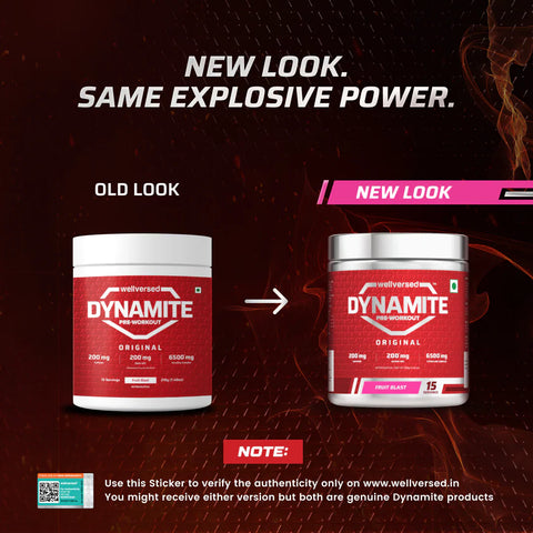 Wellversed Dynamite Pre-Workout Fruit Blast (210g)