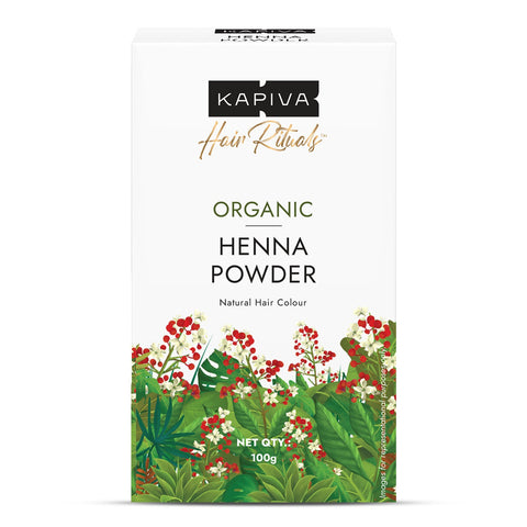 Kapiva Hair Rituals Organic Henna Powder 100g