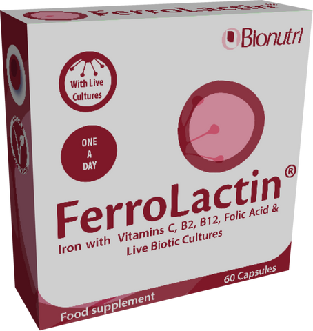 BioNutri Ferrolactin Vitamins & Minerals - 60 Capsules