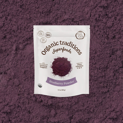 Organic Traditions Blueberry Powder, 100 Gm