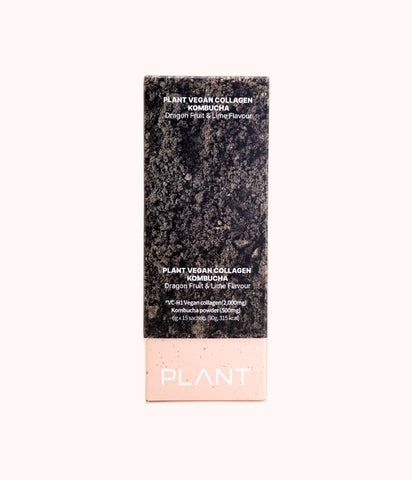 PLANT Kombucha Collagen Dragon Fruit & Lime Flavor- 15 Powder Sachets
