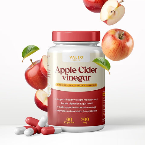 Valeo Glutathione+ Effervecent Tabs and Apple cider vinegar capsule's 60