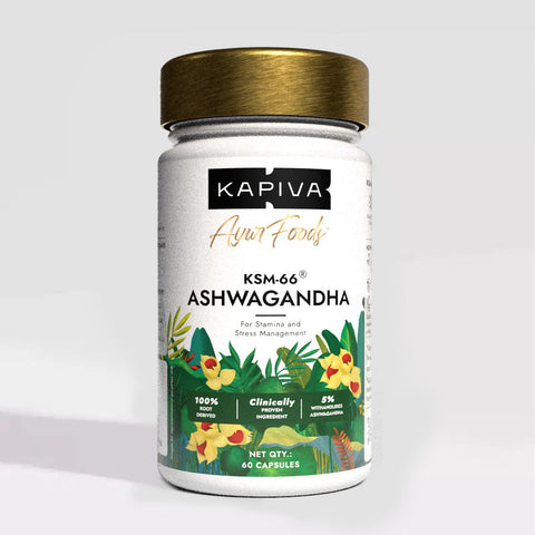Kapiva KSM-66 Ashwagandha 60 Capsules