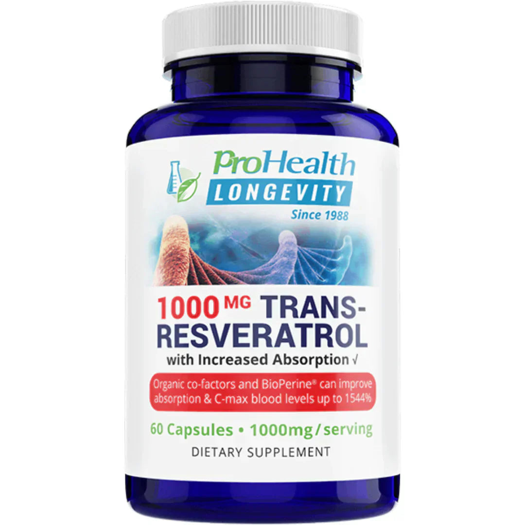 TRANS-RESVERATROL 1,000MG, 60 CAPSULES