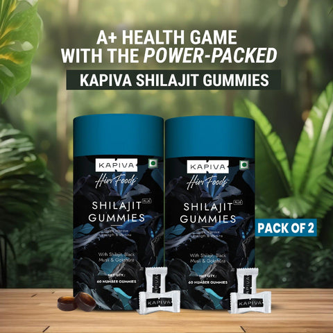 Kapiva Shilajit Gummies 60 Pack OF 2