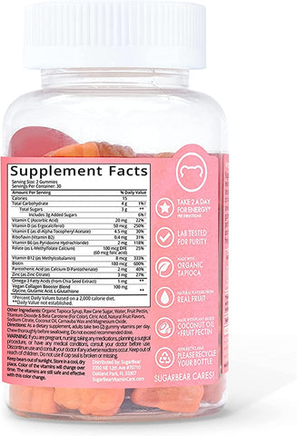 Sugarbear Women's MultiVitamin, 60 Gummies